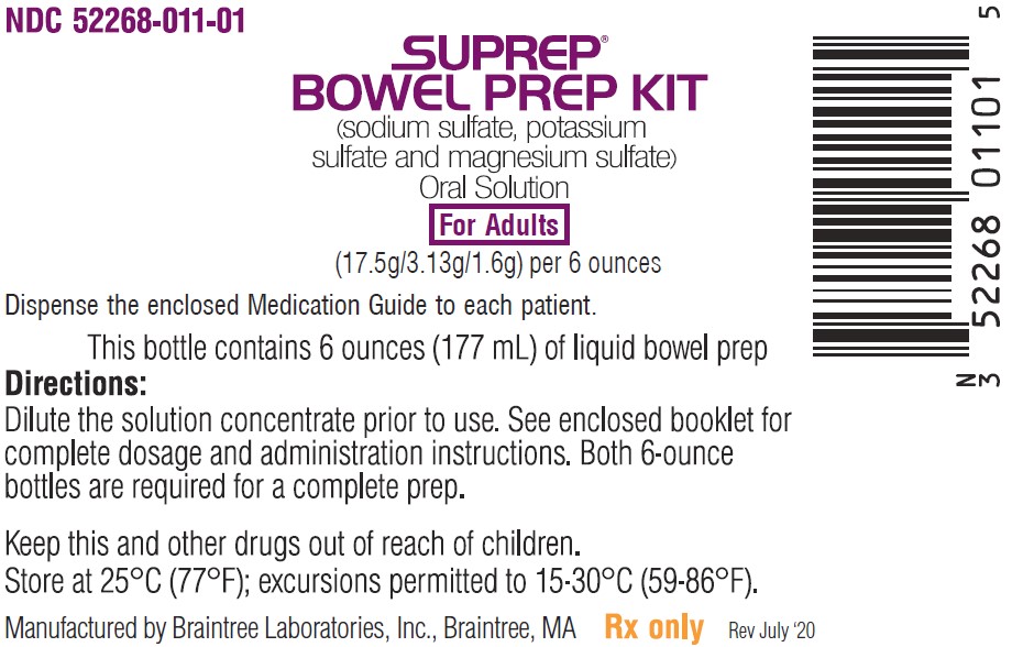 NDC Package 5226801201 Suprep Bowel Prep Solution, Concentrate Oral